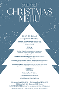 christmas menu