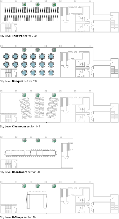 Sky Level Floorplans