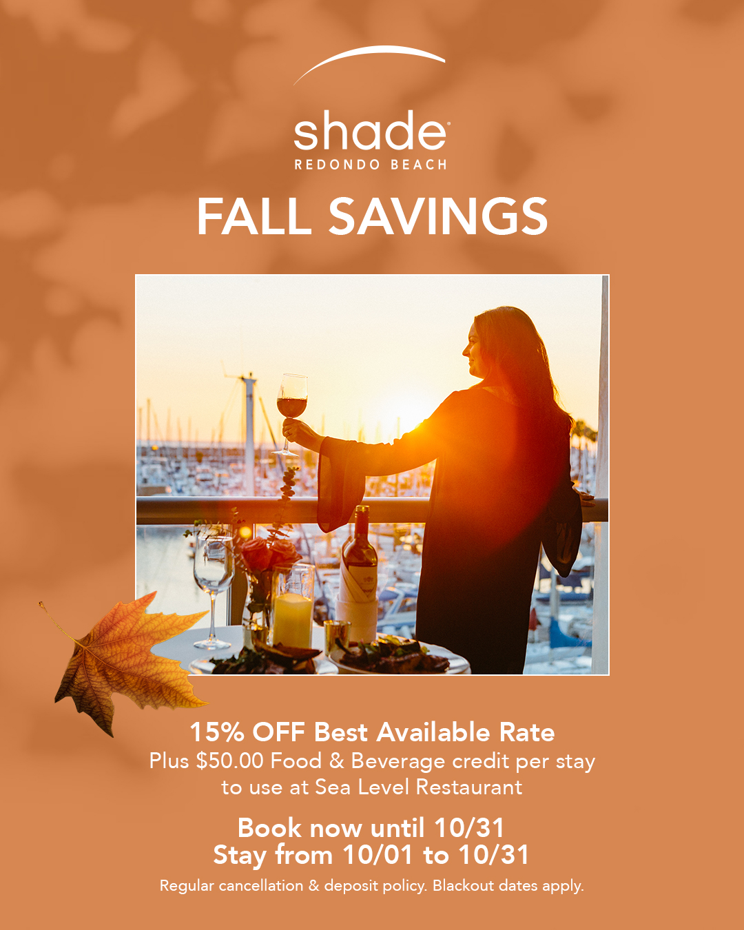 Fall Savings promotional poster