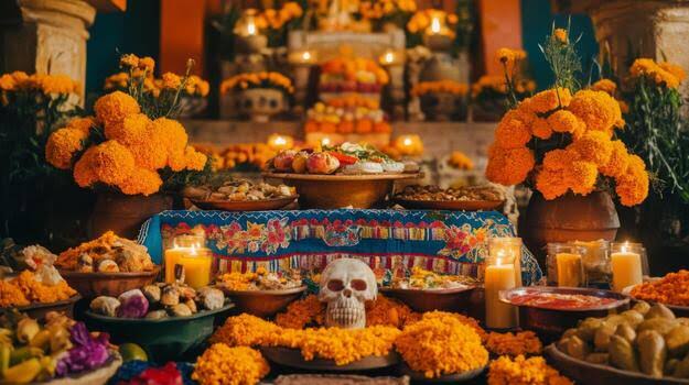 Dia De Los Muertos Ofrenda. Celebration at Shade Hotel Redondo Beach. Reserve on OpenTable.